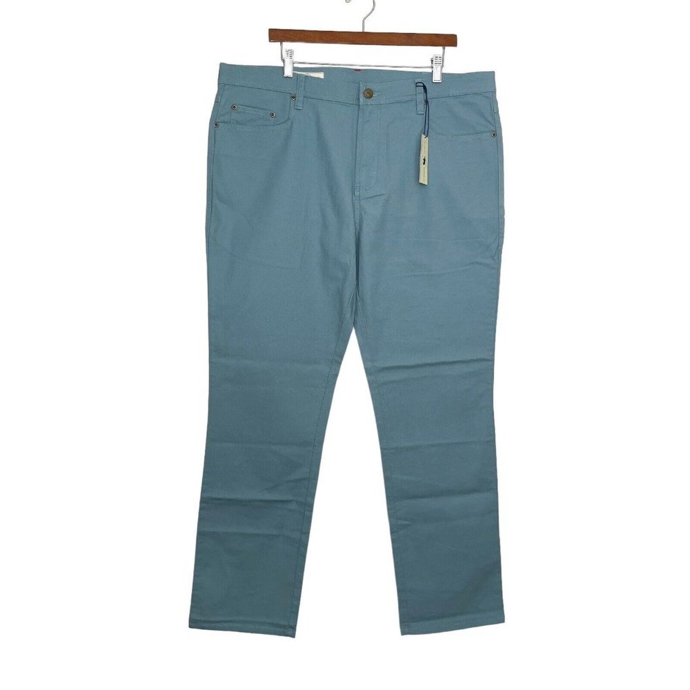 Onward Reserve Flex Micro Canvas Five Pocket Stretch Pant Mens 40x32 Smoke Blue